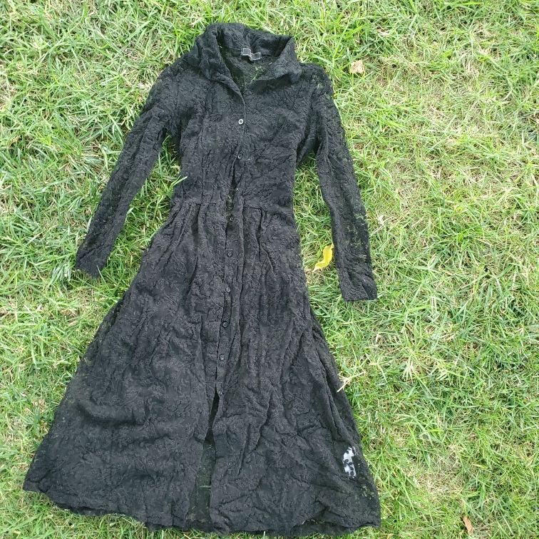 Maxi Length Lace Cover Up
