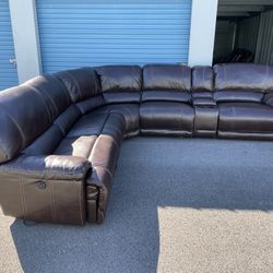 Power Reclining Sectional Couch