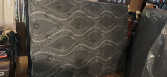 Bed mattress and frame
