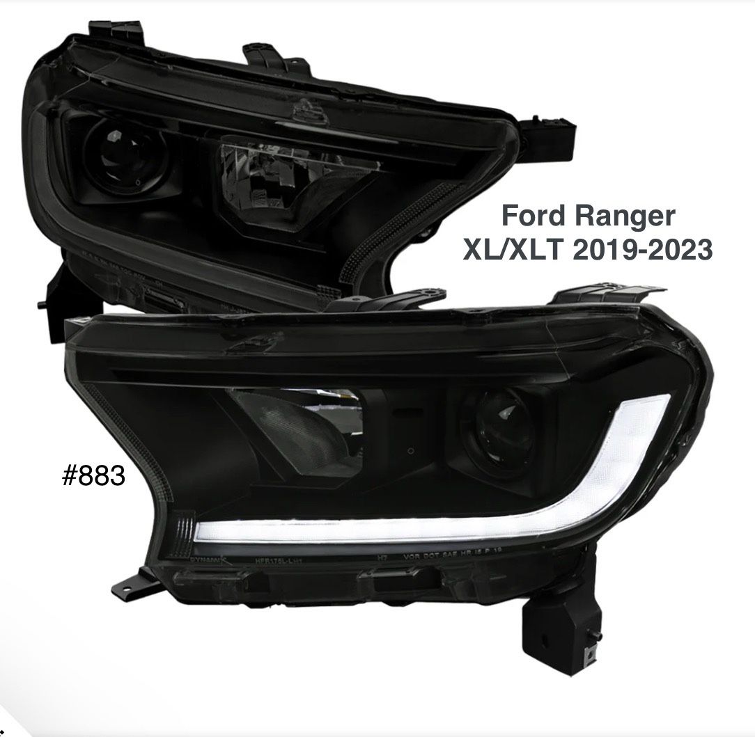 2019 to 2023 Ford Ranger Sequential Headlights
