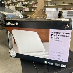 Allswell Serene Foam Bed Pillow with TENCEL Cover, Standard/Queen