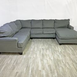 ( Delivery Available ) Ashley Large Light Gray Sectional Couch
