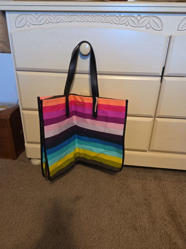 Victoria Secret Multicolors Tote Leather Straps