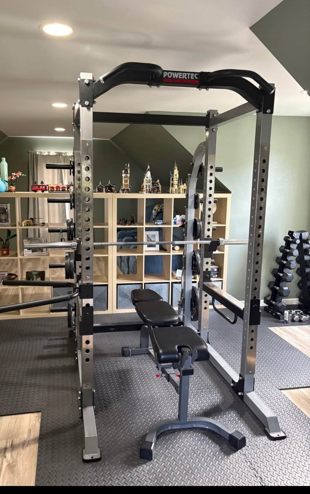 Gym Weights Bar Weight Bench