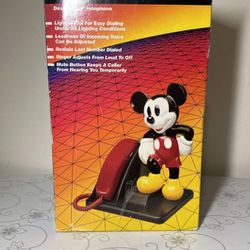 Disney Mickey Mouse AT&T Touch Tone 1990 Telephone - COLLECTABLE! 