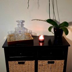 Safavieh Storage Chest w/Wicker Baskets