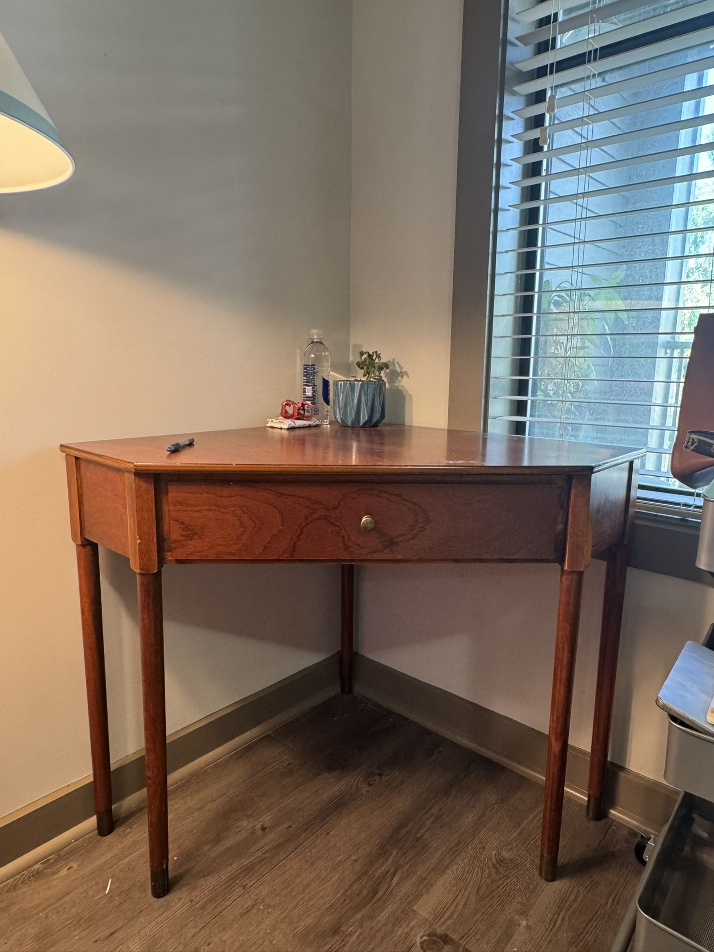 Walnut Corner Writing Desk