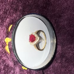 14K Gold Lady Ring
