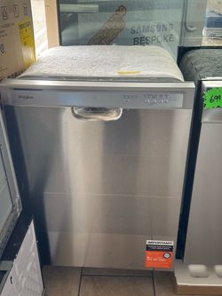 Whirlpool Dishwasher- Stainless Steel