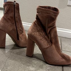 Steve Madden Blush Pink Heel Boots