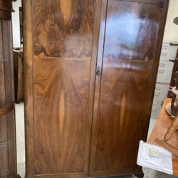 Flame Mahogany Armoire