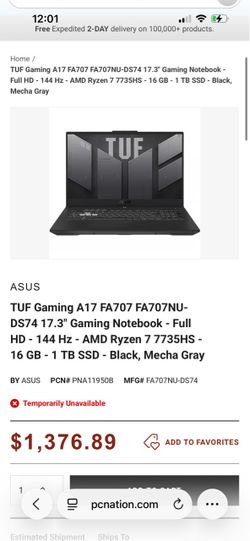 Gaming laptop