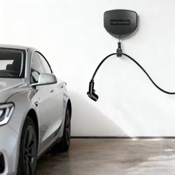 EV Charger Cable Holder Reel-Retractable, Heavy Duty