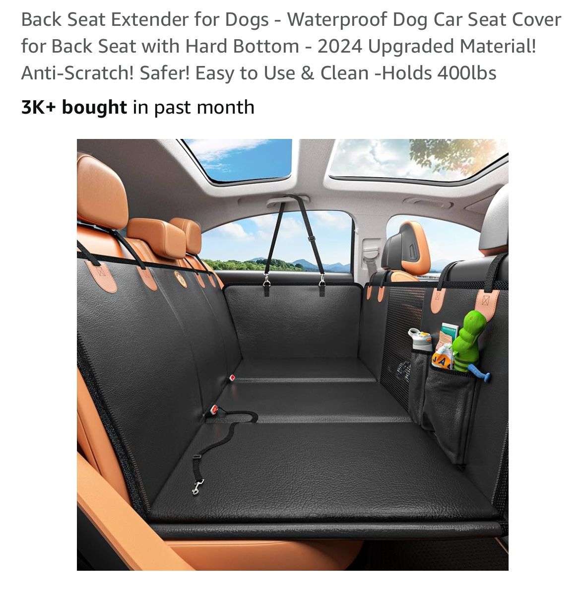 Back Seat Pet Cover