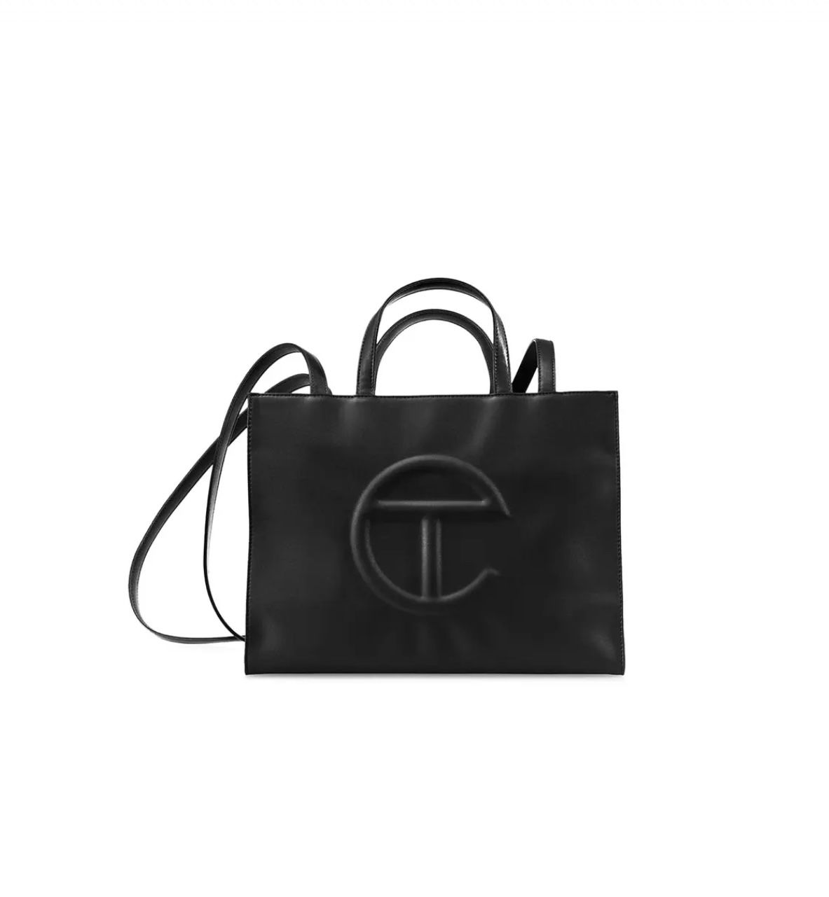 Telfar Medium Black Shopping Bag
