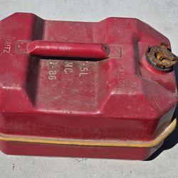 Vintage Jeep Metal Gas Can