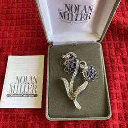 AUTHENTIC NOLAN MILLER “DANCING FLOWER PIN/BROOCH”