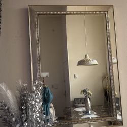 25.3 Inch Gold Mirror