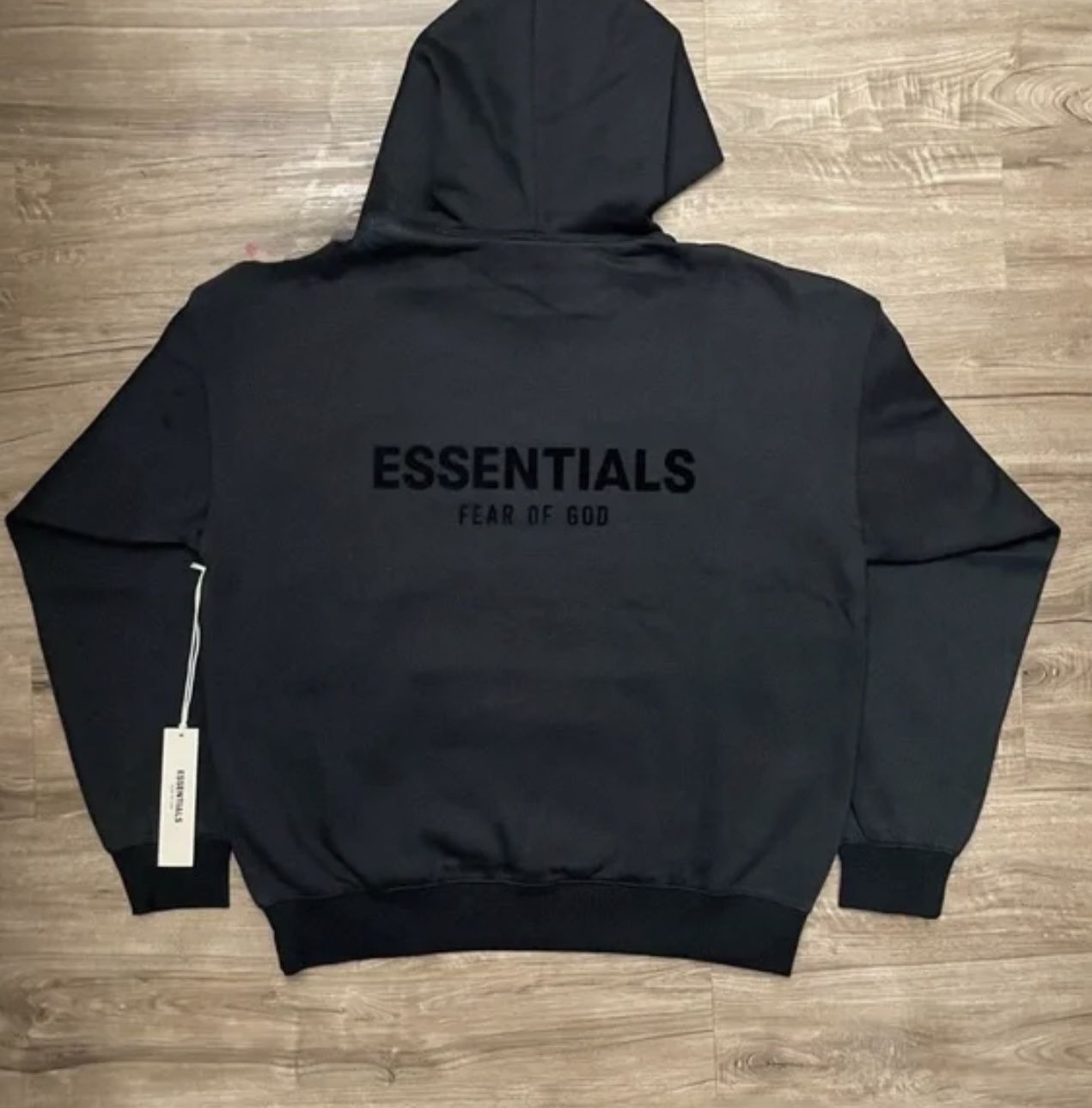 Authentic Essential Fear or God Black Hoodie Brand New with Tag