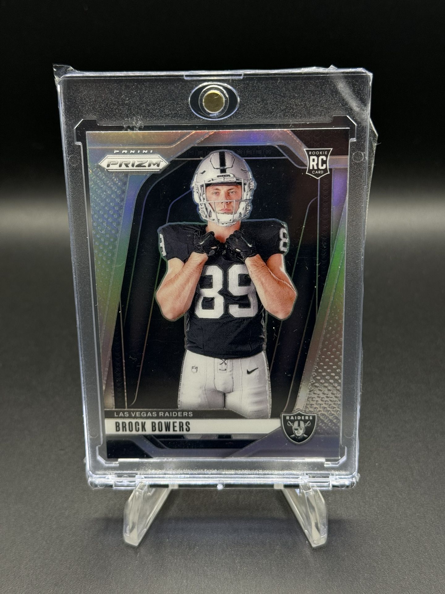 2024 Panini Prizm Silver Prizm Variation #9 Brock Bowers RC (SP)