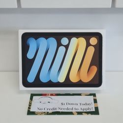 Apple IPad Mini 6 Tablet - $1 To Take it Home same Day and Pay the Rest later!