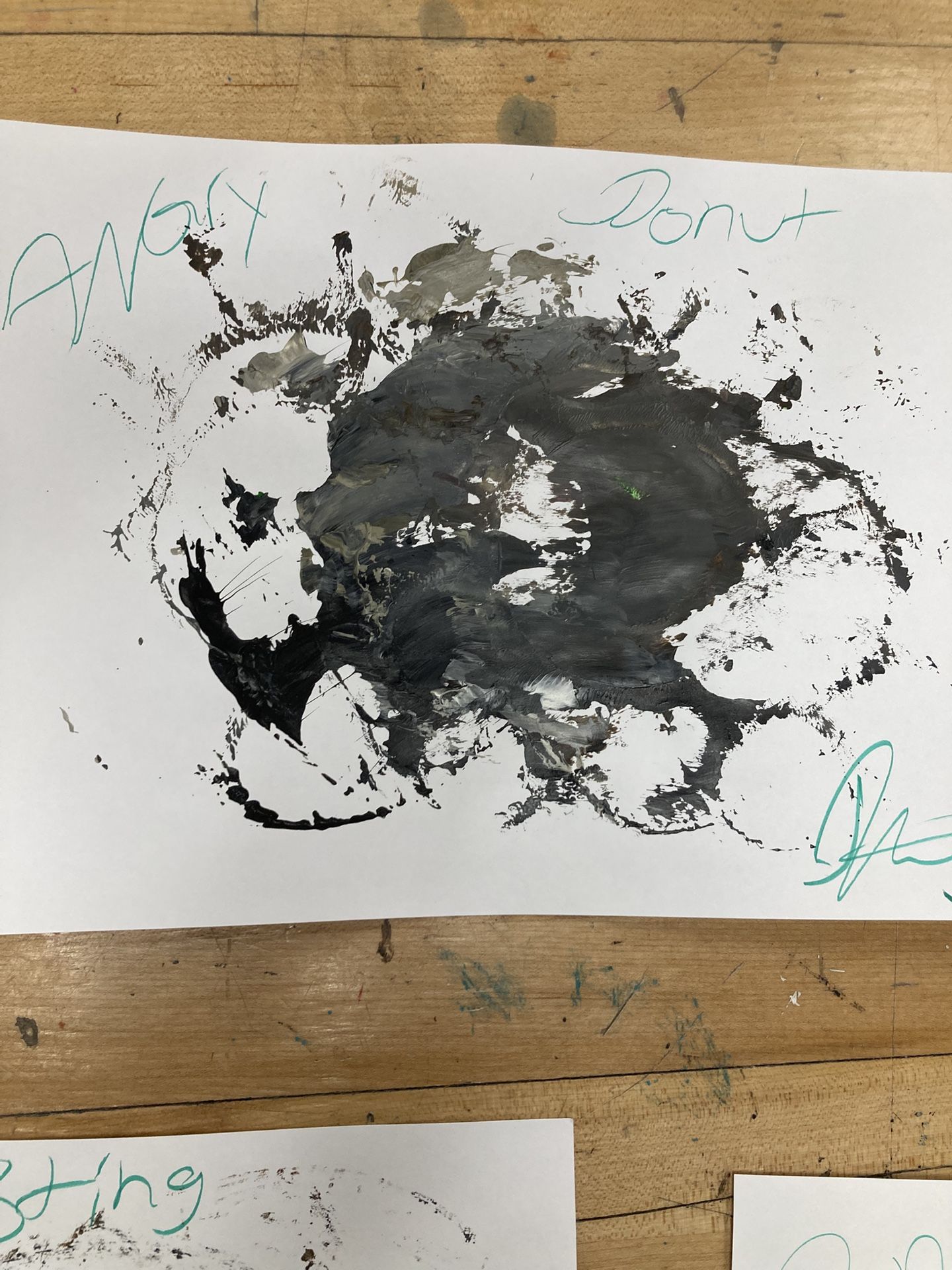 Donut Abstract Art
