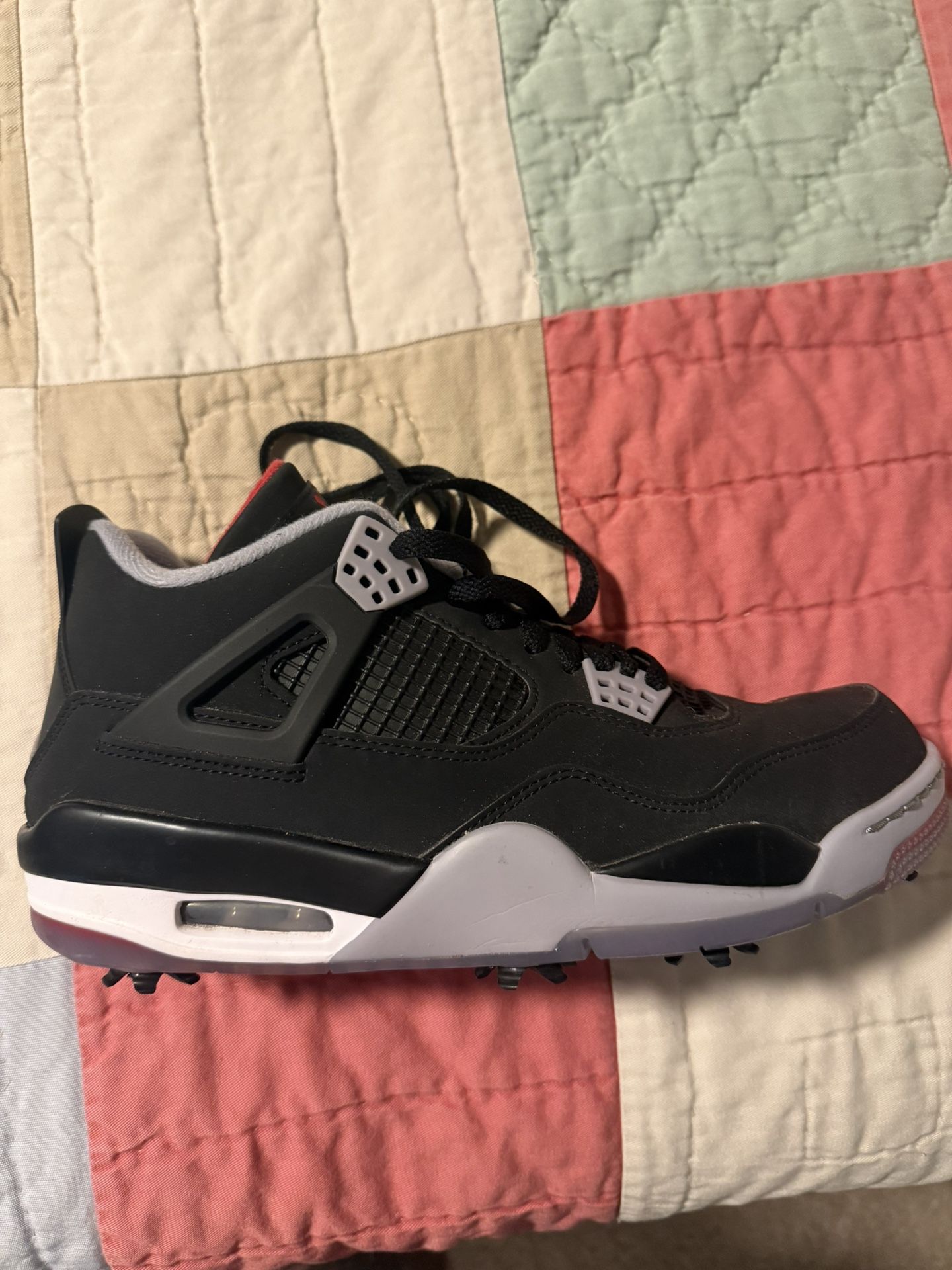 Jordan IV Bred Golf Shoe