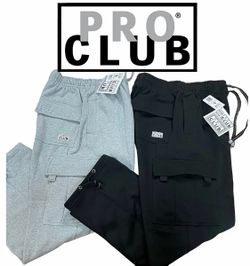 Pro Club Cargo Sweatpants and hoodies– Gray & Black