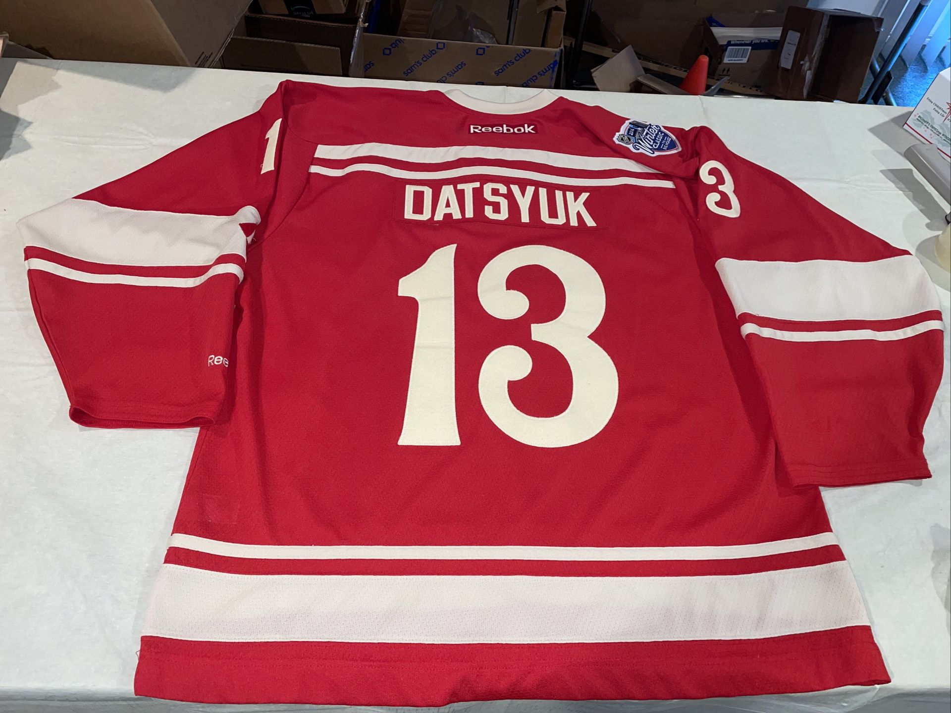 Pavel Datsyuk Detroit Red Wings T Shirt Men Large Adult Red Reebok 13  Vintage