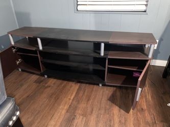 Ameriwood Home Carson TV Stand for TVs up to 70", Cherry