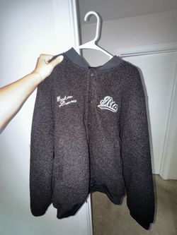 Black bomber jacket