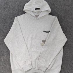 Light Oatmeal Essential Hoodie Medium