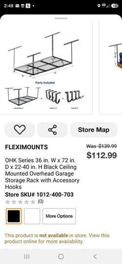 Fleximounts OHK Series Overhead Garage Storage Rack