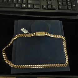 Cuban Link Chain - Yellow Gold 10k (.417) 158.9 grams 24 inch