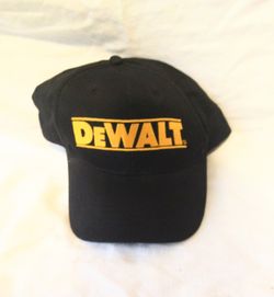 DEWALT CAP WITH STRAP