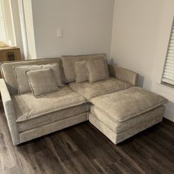 Deep Seat Sectional Sofa