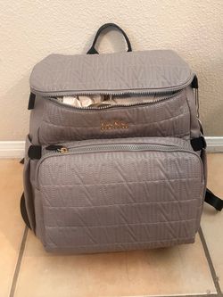 Nicole Miller New York Quilted Backpack/ Kaiser baby bag