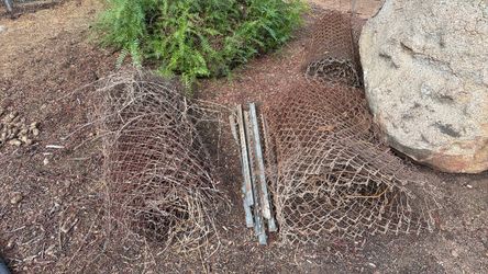Chain link fencing