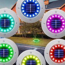 10 LEDs Multi-color Solar Lights 