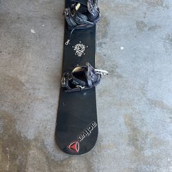 Snowboard And Bindings 