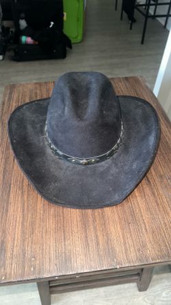 Black Fur-Felt Cowboy Hat