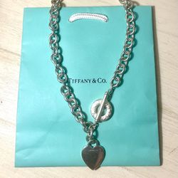 Tiffany & Co. Sterling Silver Return To Tiffany Toggle Necklace 