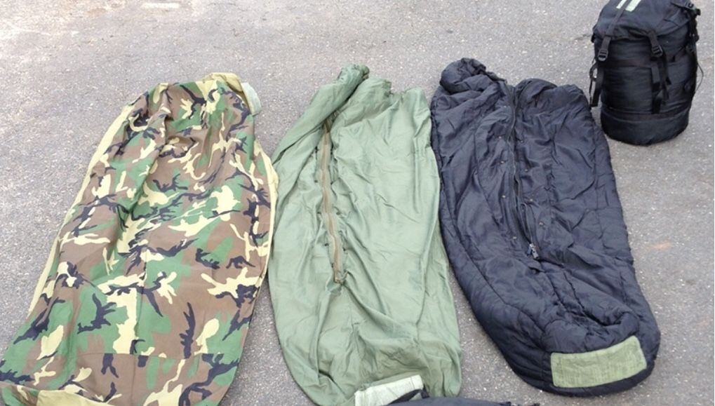 Military all weather sleeping bag