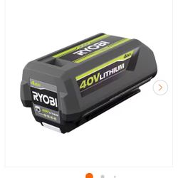RYOBI 40V Lithium-Ion 4.0 Ah Battery