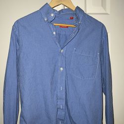 Blue & White Checkered Shirt