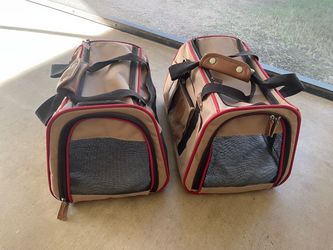 Two Sherpa Element Dog Cat Pet Carriers Like New