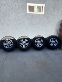 Ford Wheels with All-Terrain Tires Set of 4
