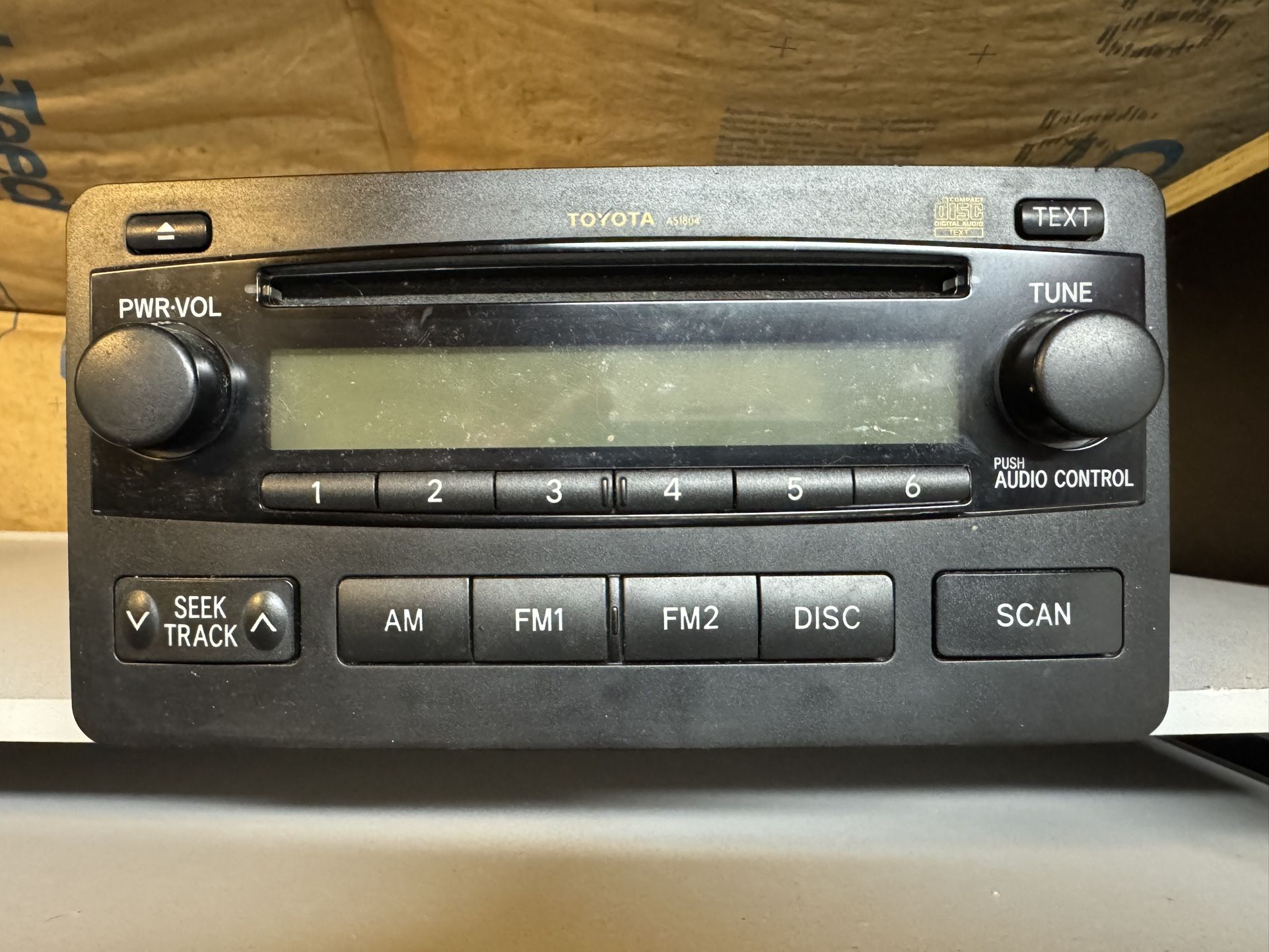 2006 Toyota Tundra OEM Stereo