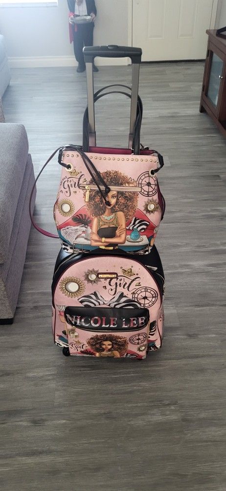 Large Travel Bag and Purse