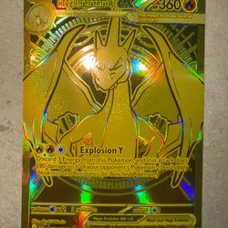 Gold Mega Charizard Y EX